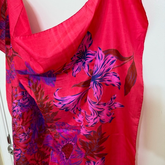 100% large silk scarf - Picture 4 of 5